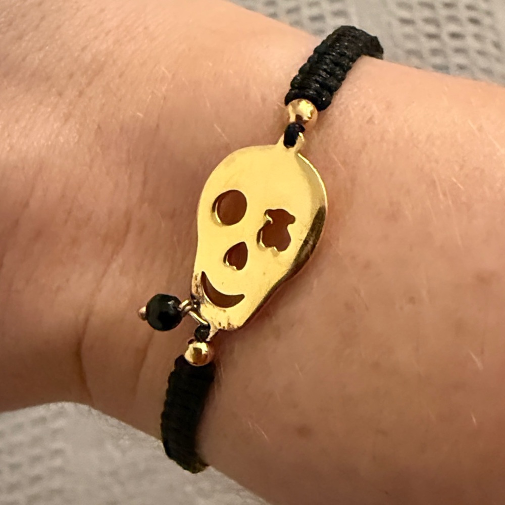 Tous Black and Gold Skull Bracelet - Picture 4 of 5